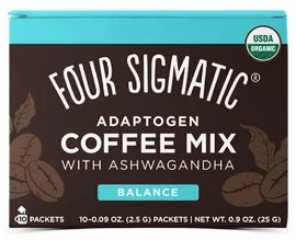 Four Sigmatic Ashwagandha & Chaga Adaptogen Coffee Mix 10×2,5 g