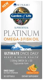 Garden of Life Minami Platinum Omega-3 rybí olej 30 kapslí