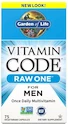 Garden of Life  Vitamin Code RAW ONE - Pro muže 75 kapslí