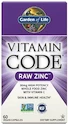 Garden of Life  Vitamin Code RAW Zinek 60 kapslí