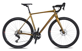 Gravel bicykel 4EVER GROMVEL RACE gold brick / iron