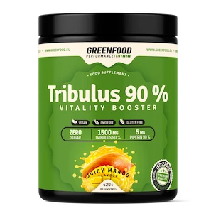 GreenFood  Performance Tribulus 90% 420 g mandarínka