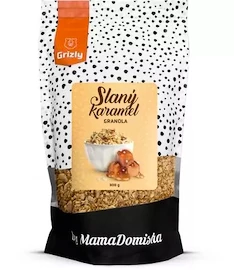 Grizly @mamadomisha Granola Slaný karamel by @mamadomisha 300 g