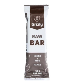 Grizly RAW Bar kokos-kešu-kakao 55 g