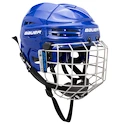 Hokejová prilba Bauer  IMS 5.0 II Combo Blue Senior L