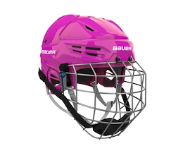 Hokejová prilba Bauer RE-AKT 55 Combo Pink Senior