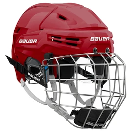 Hokejová prilba Bauer RE-AKT 65 Combo Red Senior