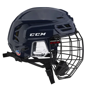 Hokejová prilba CCM Tacks 210 Combo Dark Blue Senior