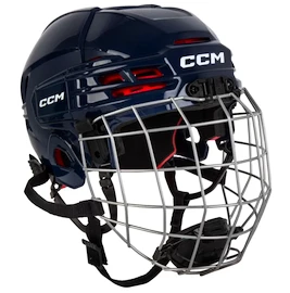 Hokejová prilba CCM Tacks 70 Combo Navy Junior