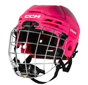 Hokejová prilba CCM Tacks 70 Combo Pink Junior