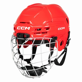 Hokejová prilba CCM Tacks 70 Combo Red Žiak (youth)