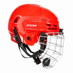 Hokejová prilba CCM Tacks 70 Combo Red Žiak (youth)