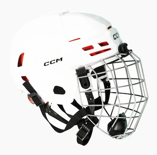 Hokejová prilba CCM Tacks 70 Combo White Junior