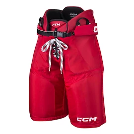 Hokejové nohavice CCM Jetspeed FTWomen Velcro Red Senior