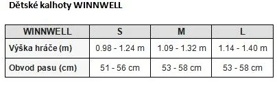 Hokejové nohavice WinnWell  500 Black Žiak (youth)