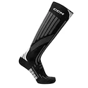 Hokejové ponožky CCM  SKATE SOCK PROTECH 3D KNEE Black/White  XL