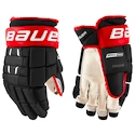 Hokejové rukavice Bauer Pro Series Black/Red Intermediate 13 palcov