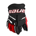 Hokejové rukavice Bauer Supreme M3 Black/Red Junior 11 palcov