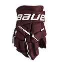 Hokejové rukavice Bauer Supreme M5PRO Maroon Intermediate 13 palcov