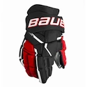 Hokejové rukavice Bauer Supreme Mach Black/Red Senior 14 palcov