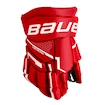 Hokejové rukavice Bauer Supreme Mach Red Žiak (youth) 8 palcov