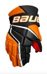 Hokejové rukavice Bauer Vapor 3X Black/Orange Intermediate