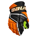 Hokejové rukavice Bauer Vapor 3X Black/Orange Junior