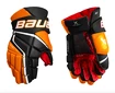 Hokejové rukavice Bauer Vapor 3X Black/Orange Senior