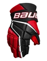 Hokejové rukavice Bauer Vapor 3X Black/Red Intermediate