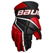 Hokejové rukavice Bauer Vapor 3X Black/Red Senior 14 palcov