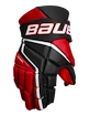 Hokejové rukavice Bauer Vapor 3X Black/Red Senior