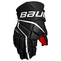 Hokejové rukavice Bauer Vapor 3X Black/White Intermediate 12 palcov