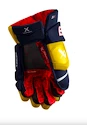 Hokejové rukavice Bauer Vapor 3X Navy/Gold Intermediate