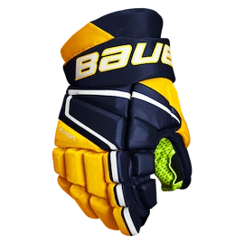 Hokejové rukavice Bauer Vapor 3X Navy/Gold Junior