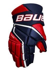 Hokejové rukavice Bauer Vapor 3X Navy/Red/White Intermediate