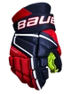 Hokejové rukavice Bauer Vapor 3X Navy/Red/White Junior