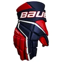 Hokejové rukavice Bauer Vapor 3X Navy/Red/White Senior 14 palcov