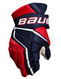 Hokejové rukavice Bauer Vapor 3X PRO Navy/Red/White Intermediate