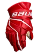 Hokejové rukavice Bauer Vapor 3X PRO red Intermediate