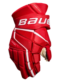 Hokejové rukavice Bauer Vapor 3X PRO Red Senior