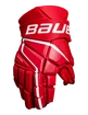 Hokejové rukavice Bauer Vapor 3X Red Intermediate