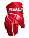 Hokejové rukavice Bauer Vapor 3X Red Intermediate