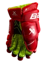 Hokejové rukavice Bauer Vapor 3X Red Junior