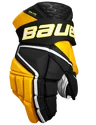 Hokejové rukavice Bauer Vapor Hyperlite Black/Gold Intermediate