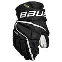 Hokejové rukavice Bauer Vapor Hyperlite Black/White Junior 10 palcov