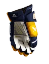 Hokejové rukavice Bauer Vapor Hyperlite Navy/Gold Intermediate