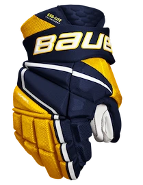 Hokejové rukavice Bauer Vapor Hyperlite Navy/Gold Junior