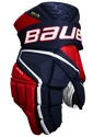 Hokejové rukavice Bauer Vapor Hyperlite navy/red/white Intermediate