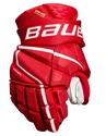 Hokejové rukavice Bauer Vapor Hyperlite Red Junior