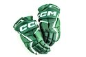 Hokejové rukavice CCM JetSpeed FT6 Dark Green/White Junior 11 palcov